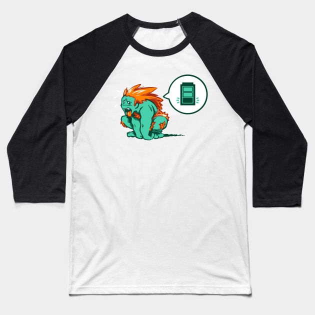 Charge Attack Baseball T-Shirt by obvian